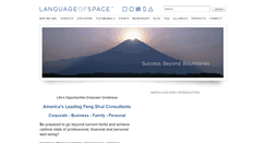 Desktop Screenshot of languageofspace.com