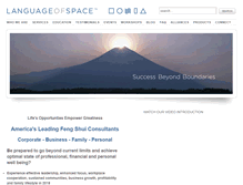 Tablet Screenshot of languageofspace.com